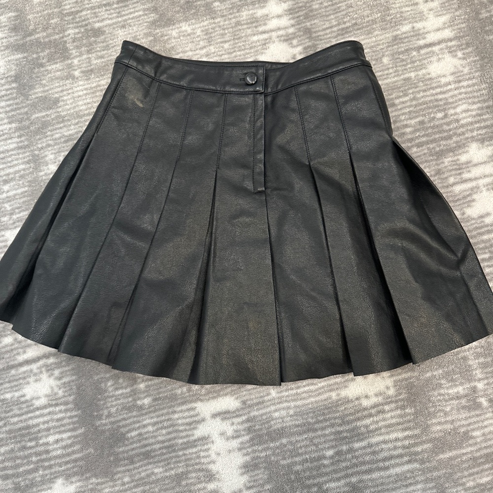 Leather skirt